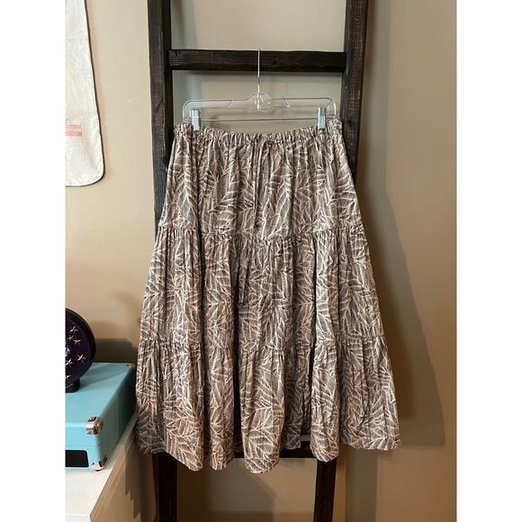 White Stag Vintage Safari Vibes Midi Skirt - Picture 1 of 4